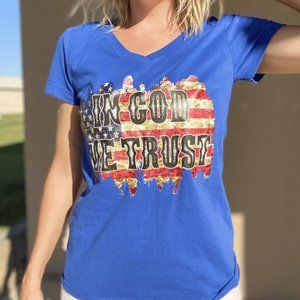 In God We Trust Patriotic Americana Tee